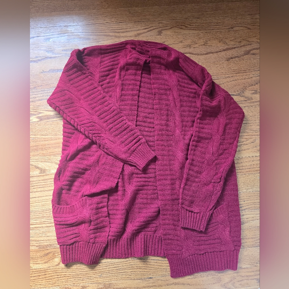 Women's Burgundy Sweater